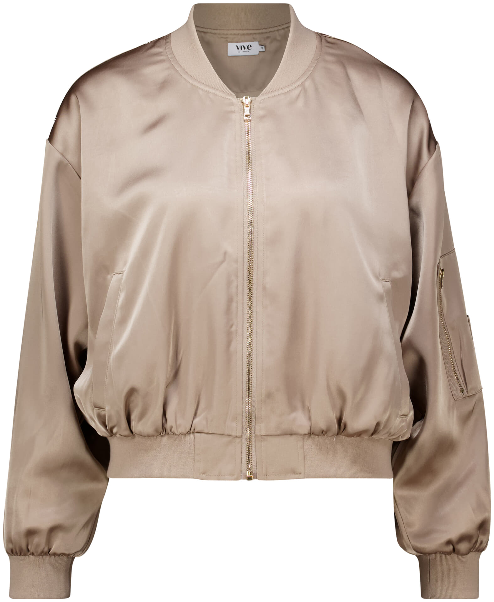 Vive La Femme Bomberjack Bauke Taupe
