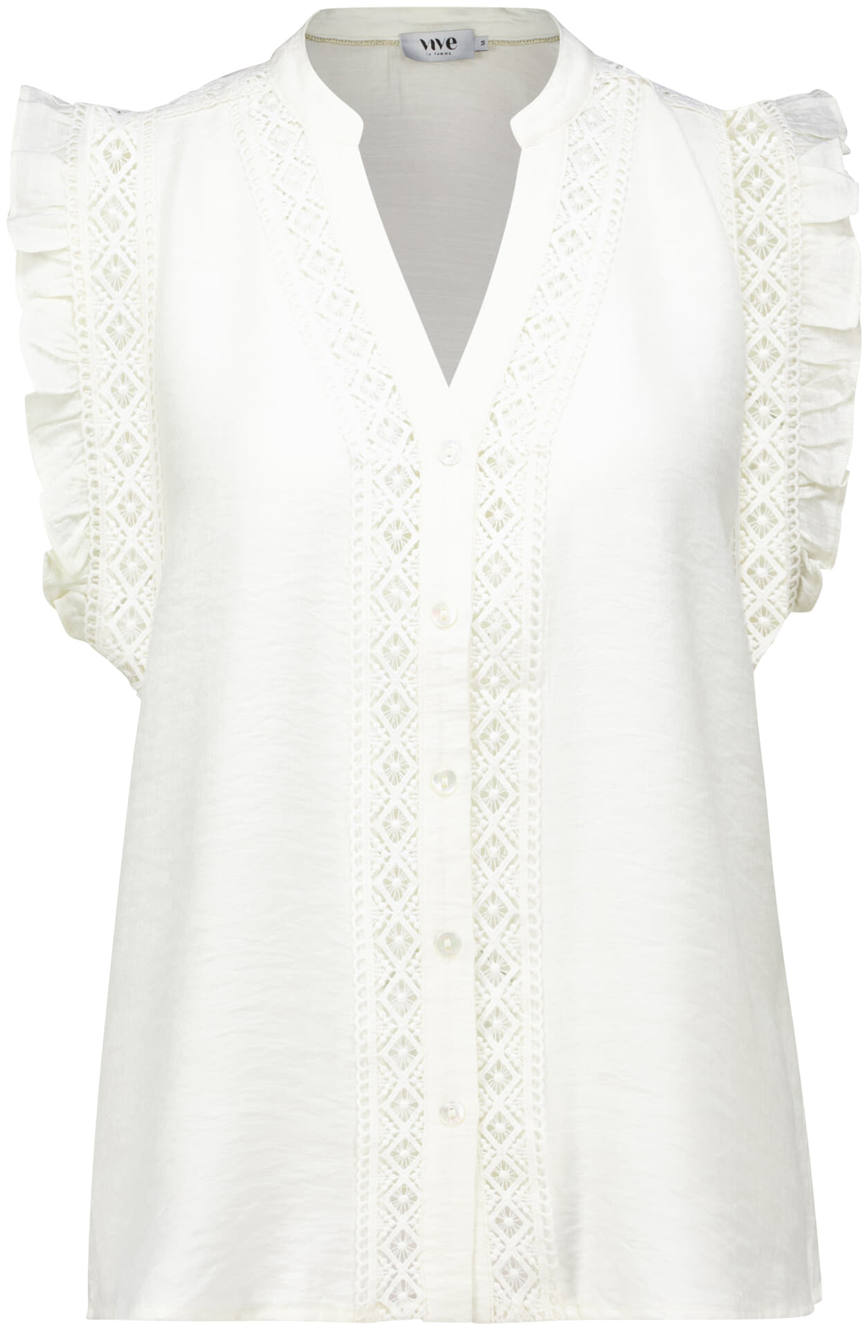 Vive La Femme Top Bibi Off White