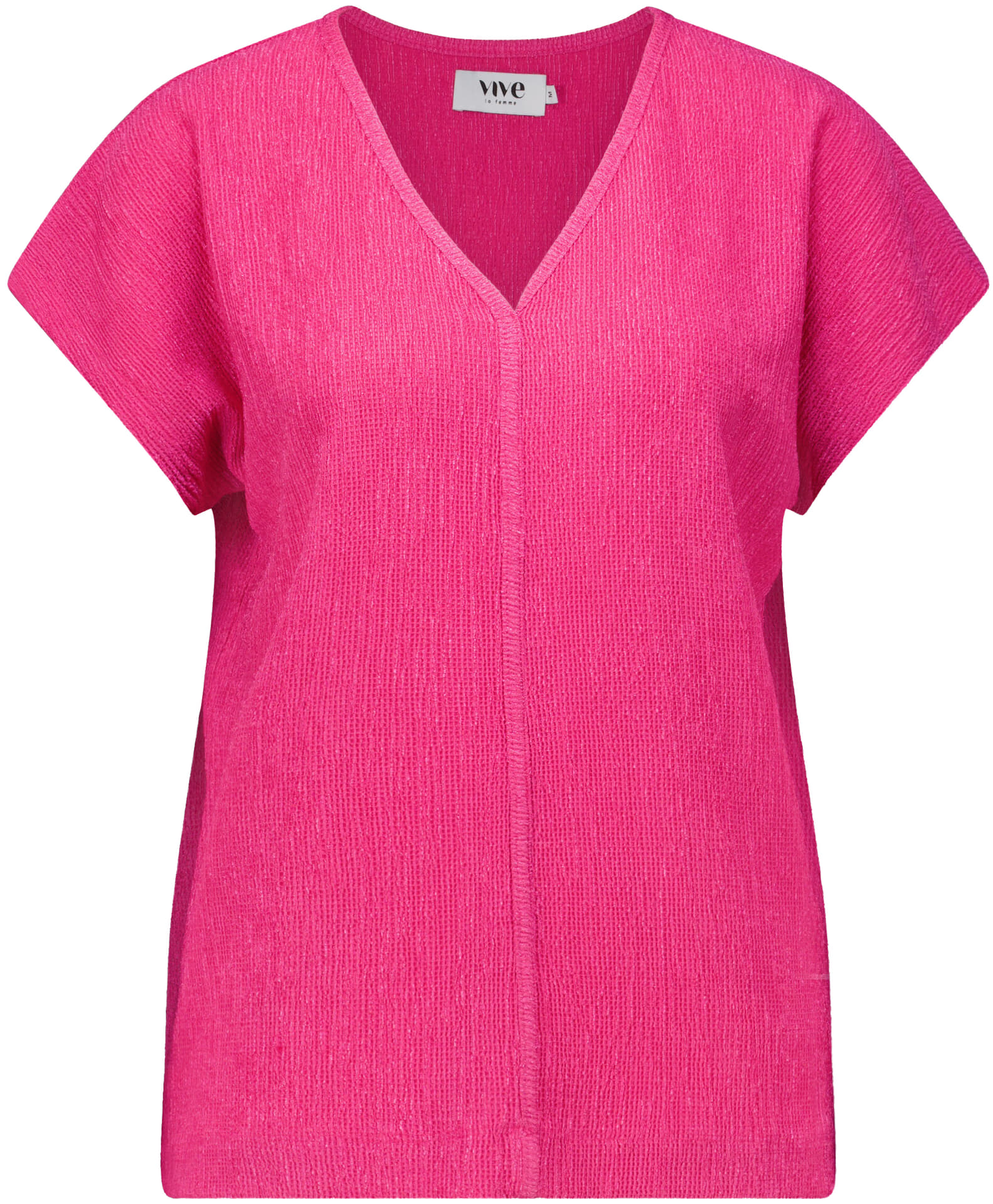 Vive La Femme Top Babs Fuchsia