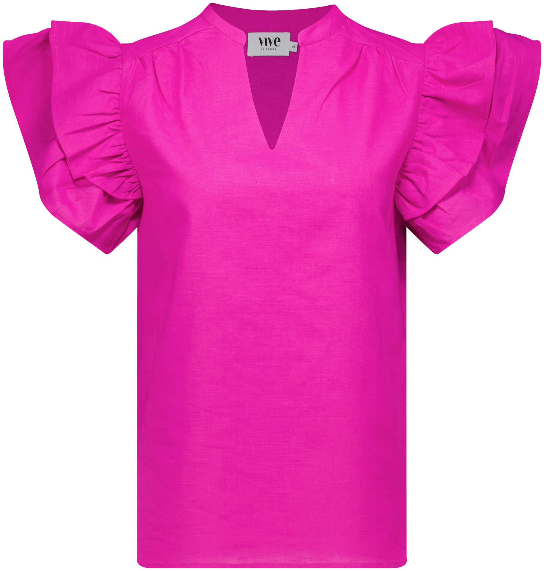 Vive La Femme Top Bijou Fuchsia