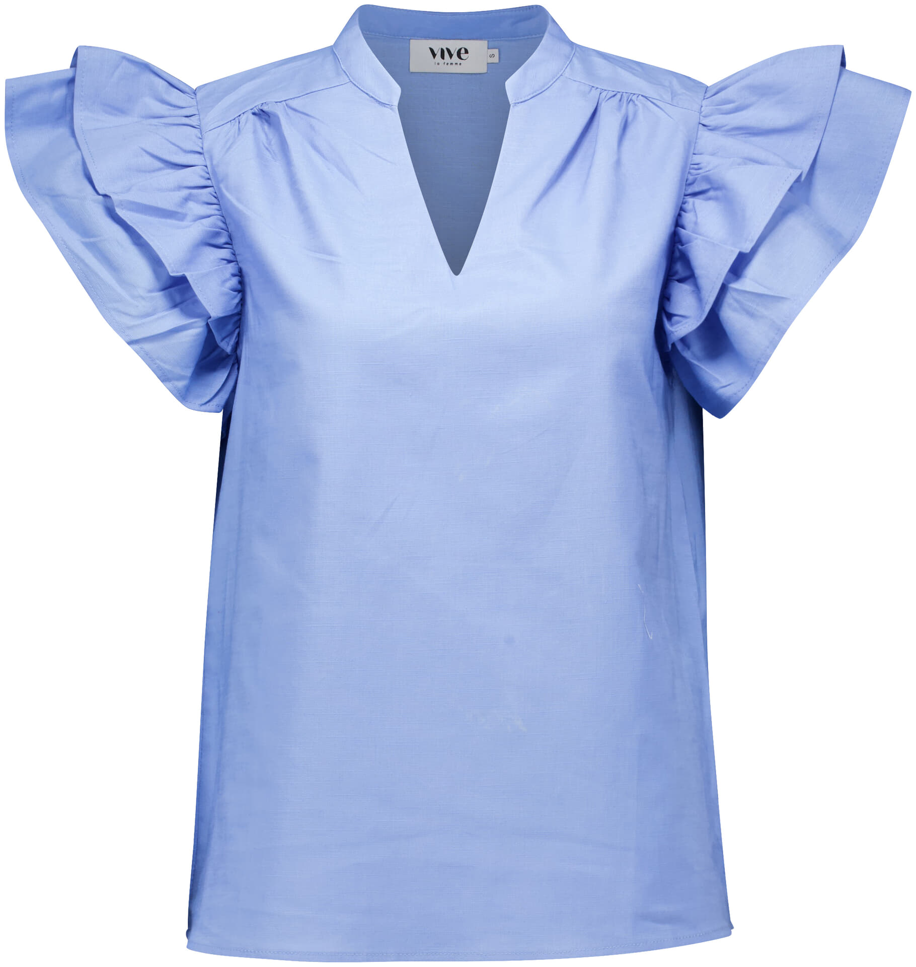 Vive La Femme Top Bijou Hemelsblauw