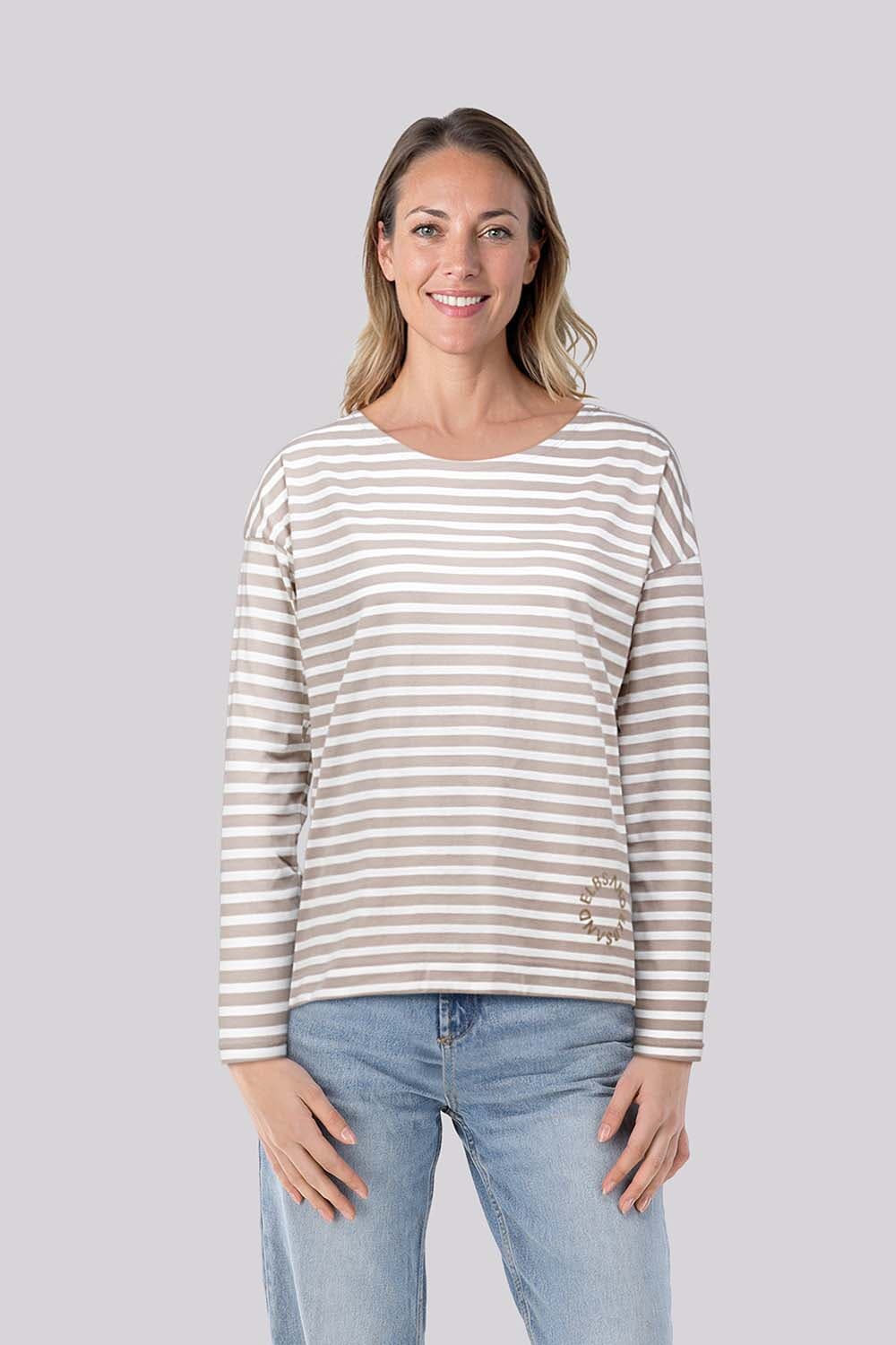 Elbsand T-shirt Tooske Zilver Elbsand T-shirt Tooske Zilver