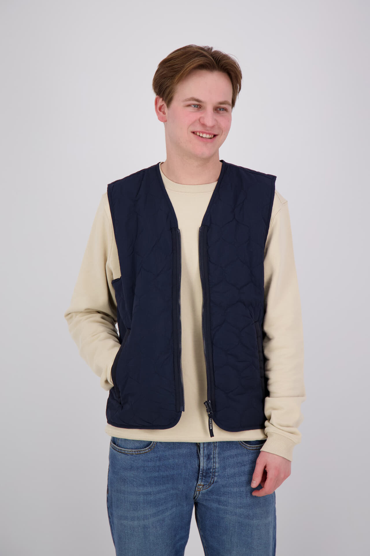 Luctor Bodywarmer Logan  Blauw