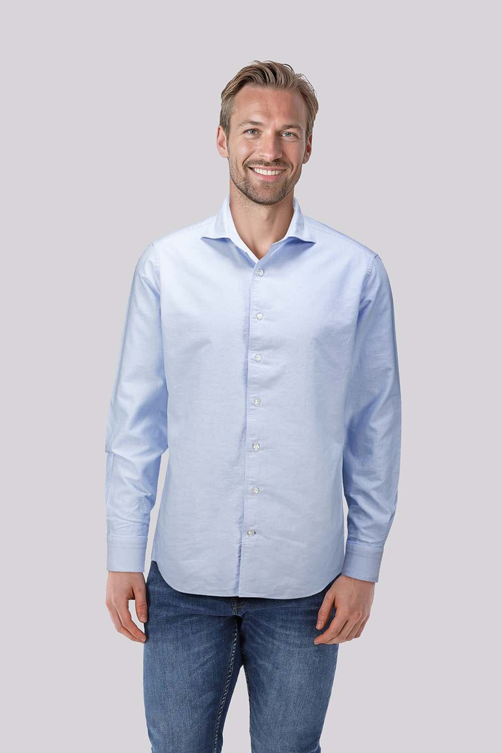 Bomont Overhemd Gino Oxford  Blauw