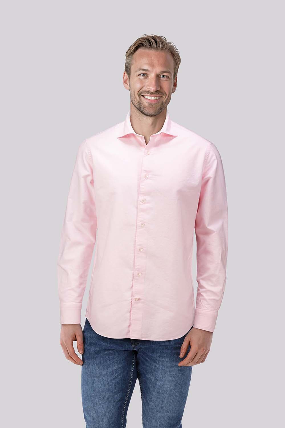 Bomont Overhemd Gino Oxford  Roze