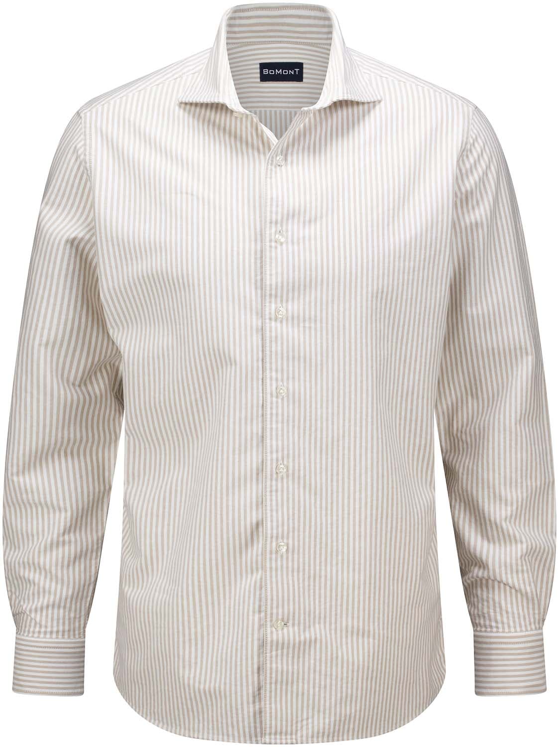 Bomont Overhemd Oxford Streep Kaki