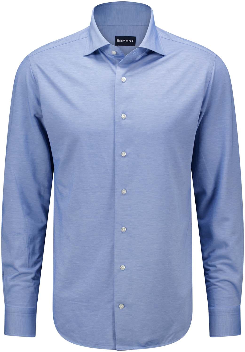 Bomont Overhemd Glenn Jersey  Blauw