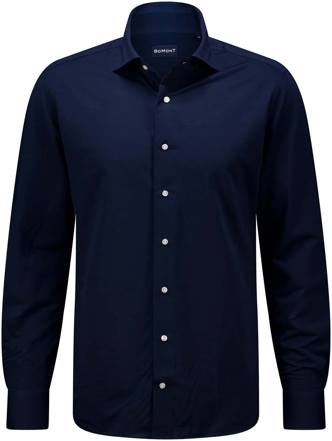 Bomont Overhemd Glenn Jersey  Navy