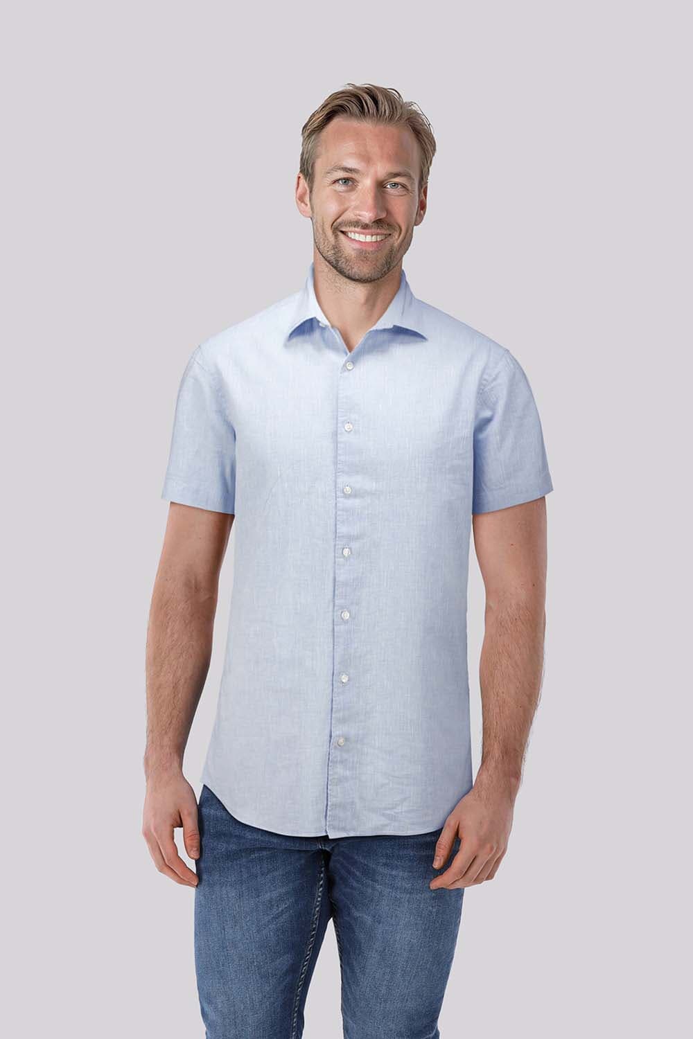 Bomont Overhemd Gerard Blauw