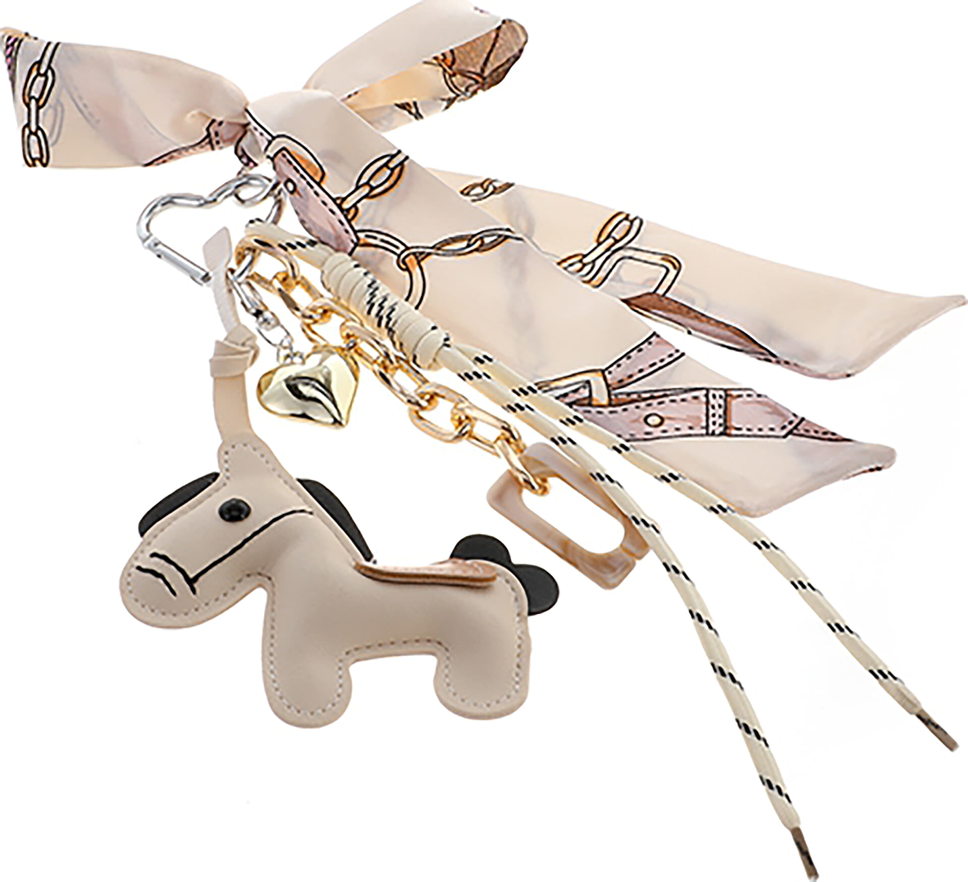 I'm Dutch Natural Silky sleutelhanger / bag charms Beige