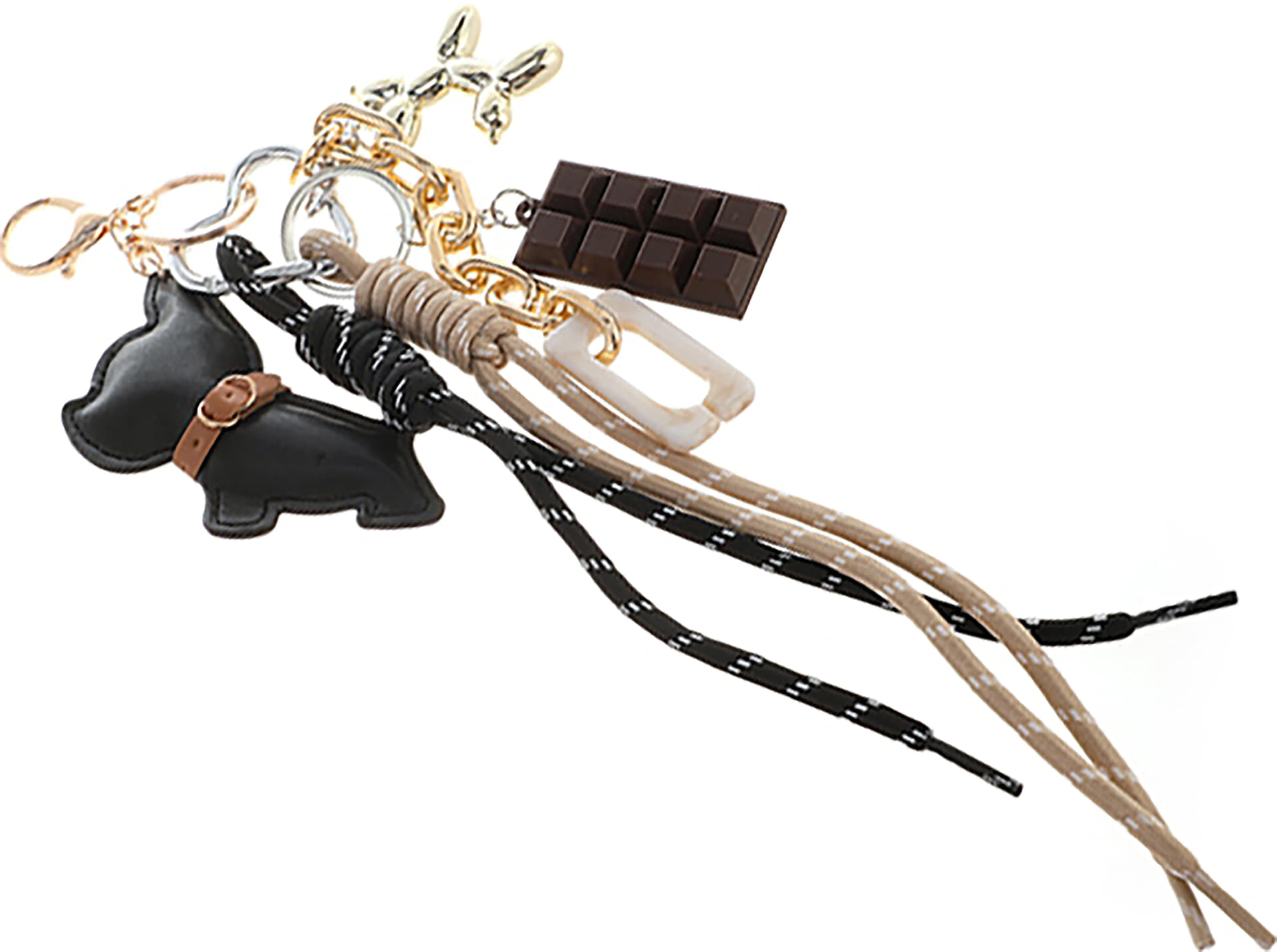 I'm Dutch Black Freekje sleutelhanger, bag charms Zwart