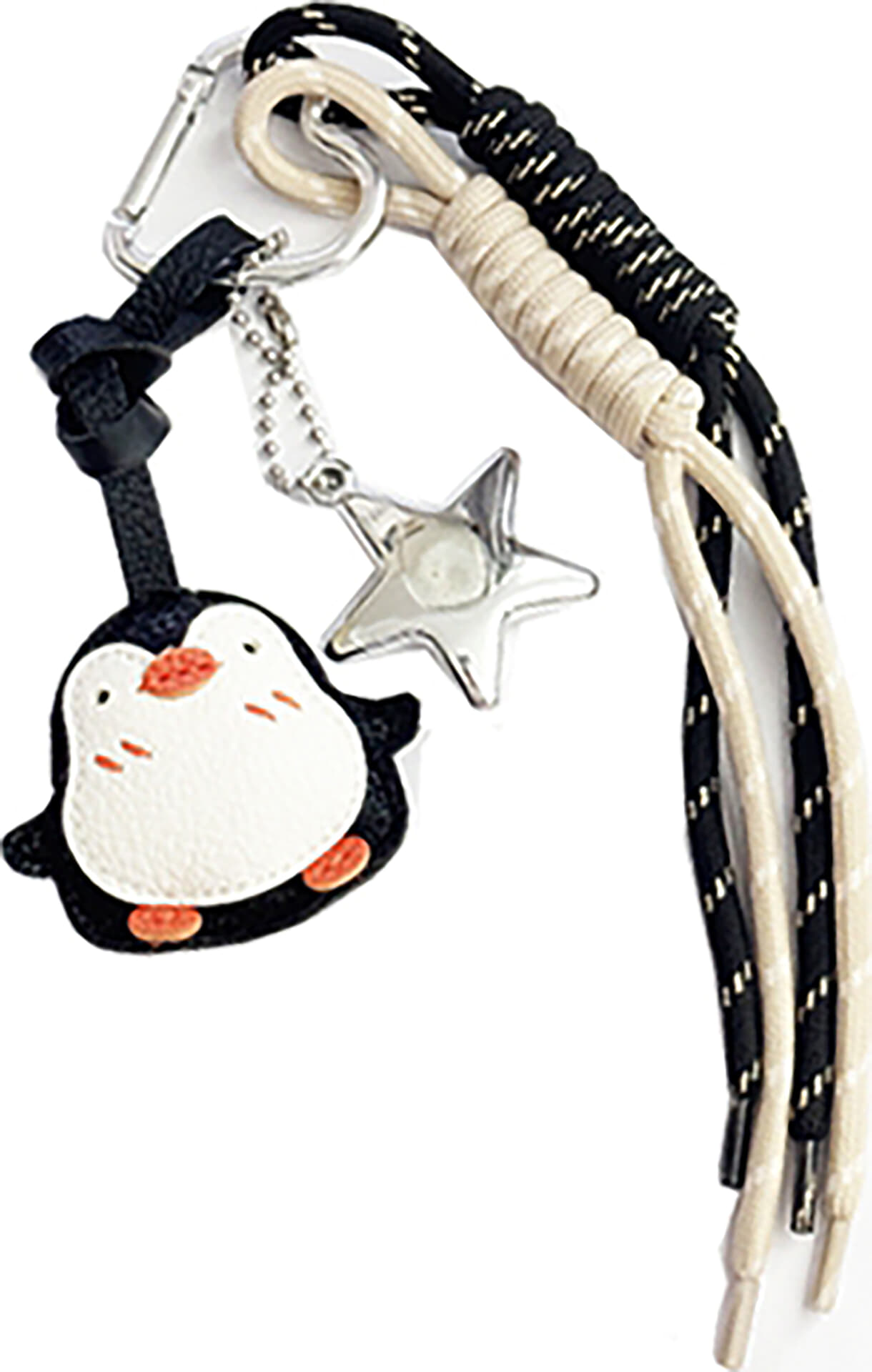 I'm Dutch Penguin Aukje sleutelhanger / bag charms Zwart