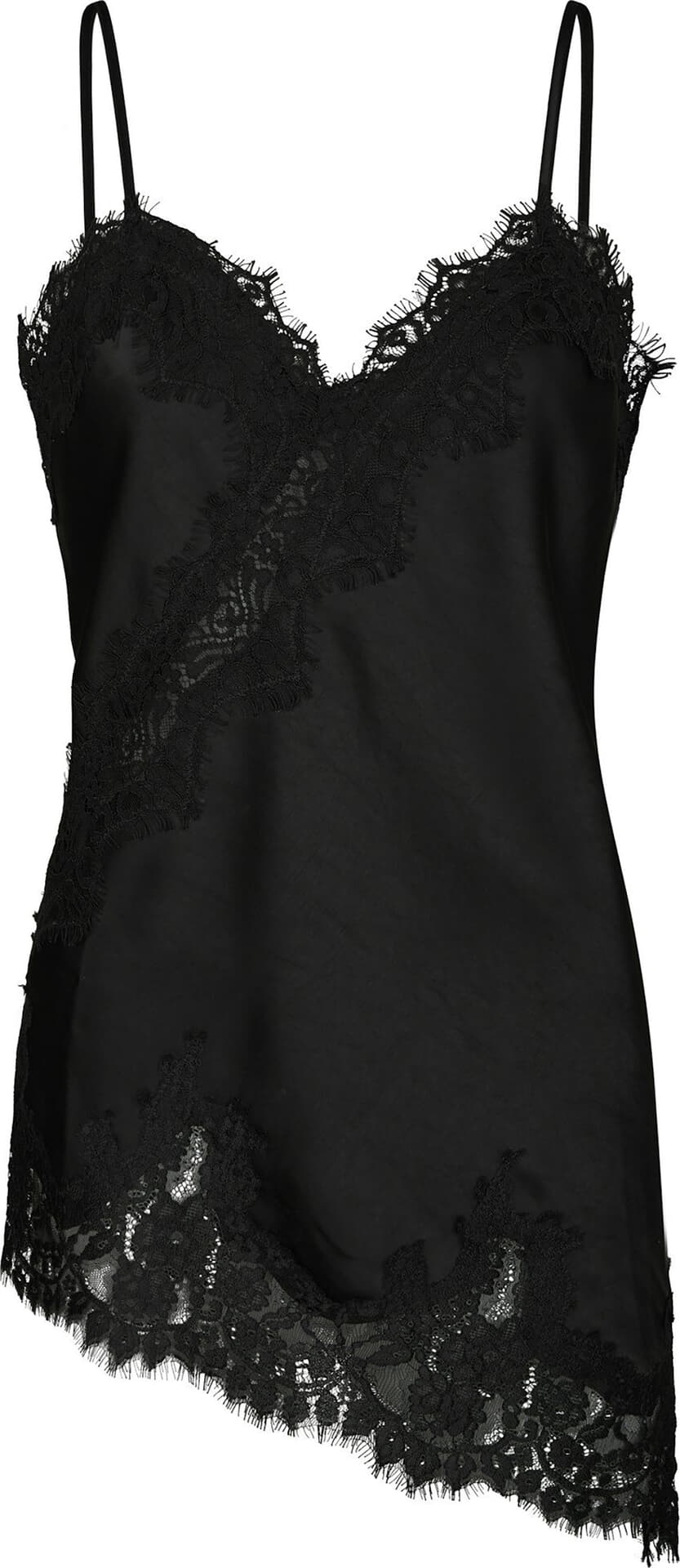Neo Noir Top lace Voile Zwart