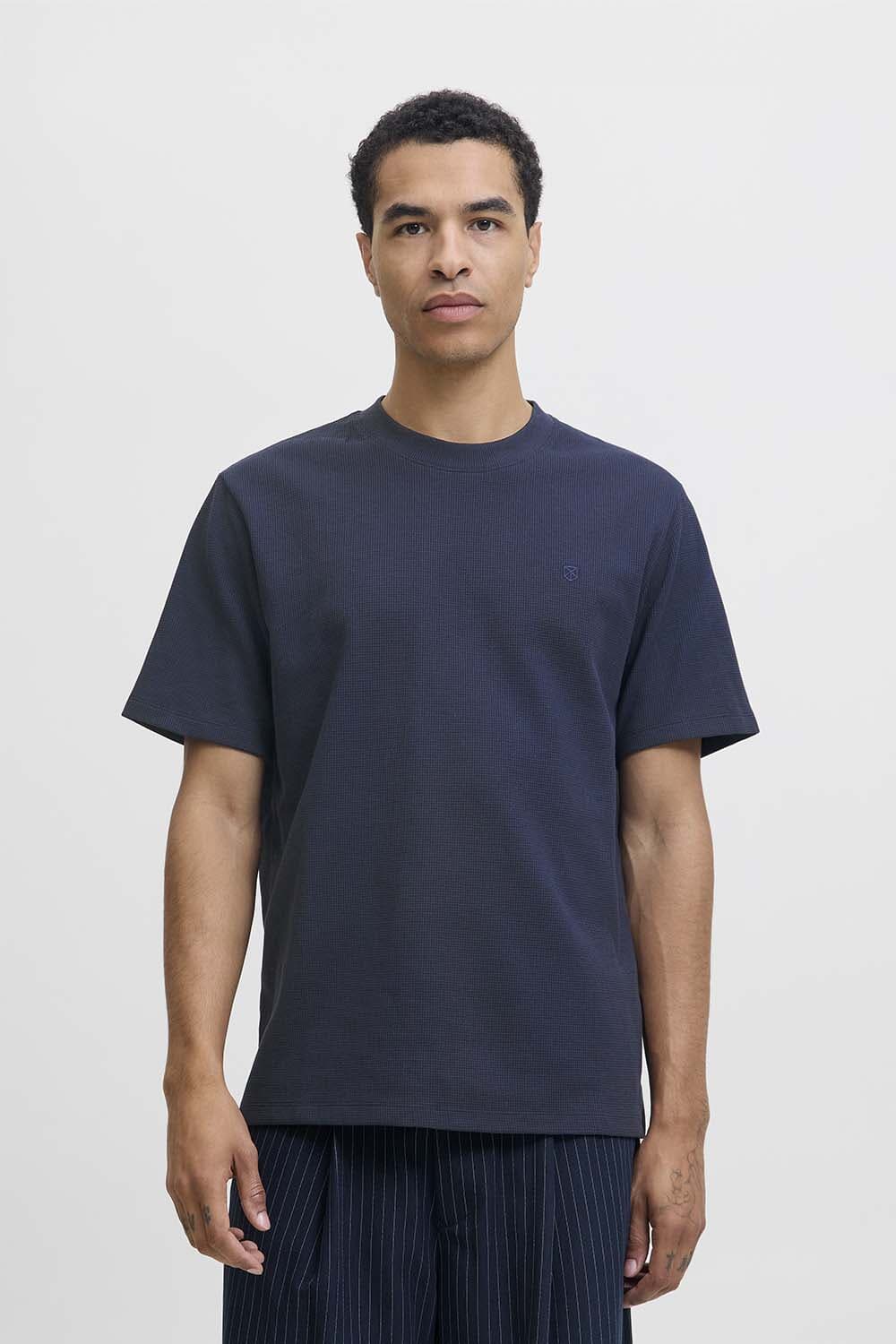 Jack & Jones T-shirt Leo Navy