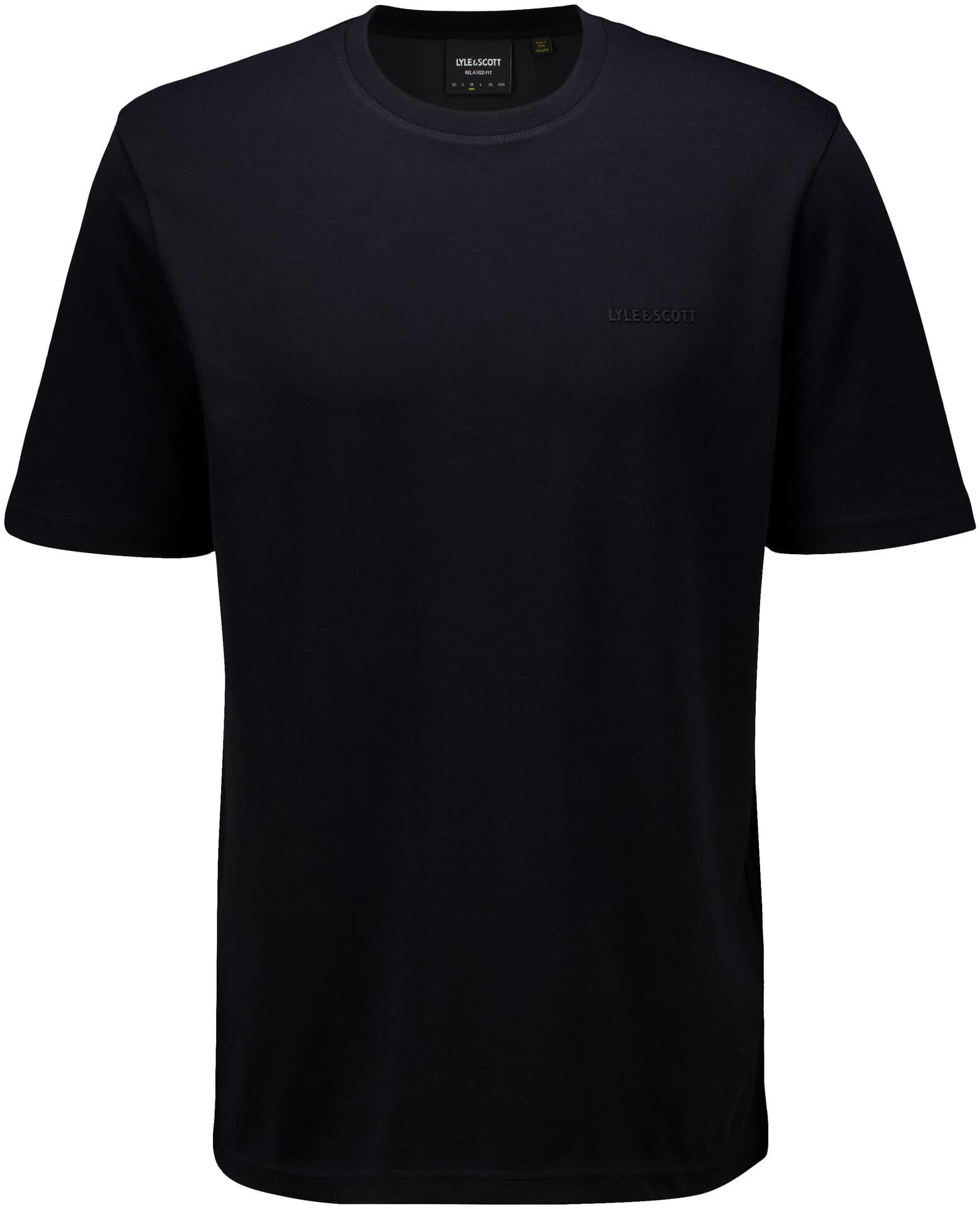 Lyle & Scott T-shirt Plain Zwart