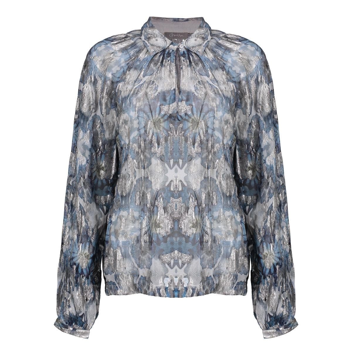 Geisha Blouse Blauw