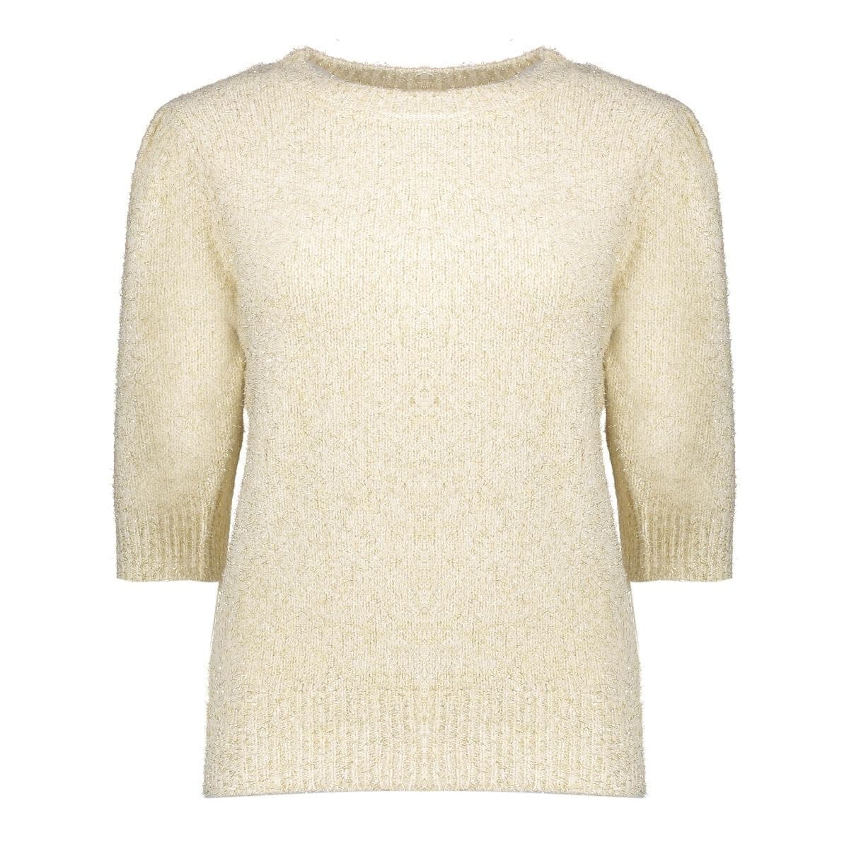Geisha Pullover lurex Off White