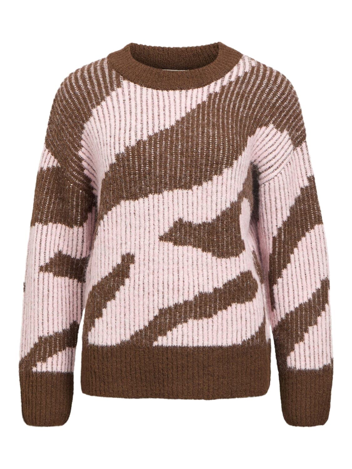 Object Gebreide Pullover Leylo Bruin