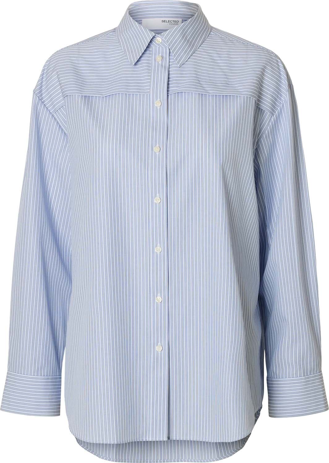 Selected Femme Blouse Allison Oversize Hemelsblauw