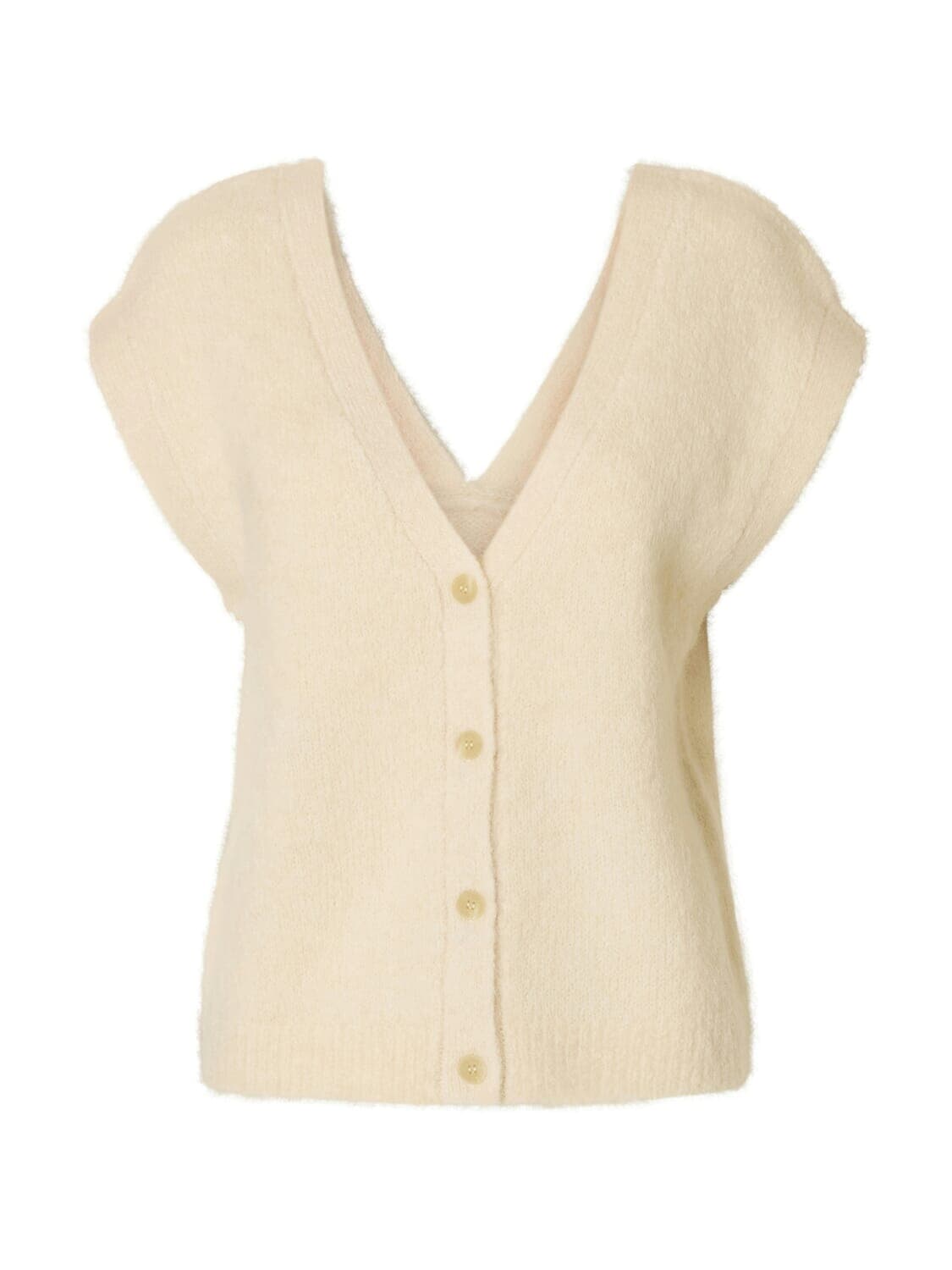 Selected Femme Vest Gabbella Off White Selected Femme Vest Gabbella Off White