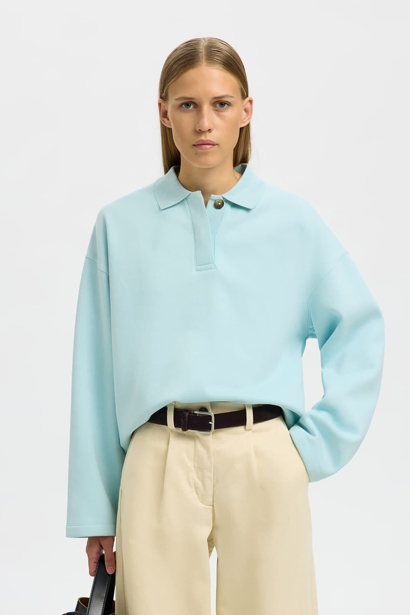 Selected Femme Rugby Ari Gia Blauw