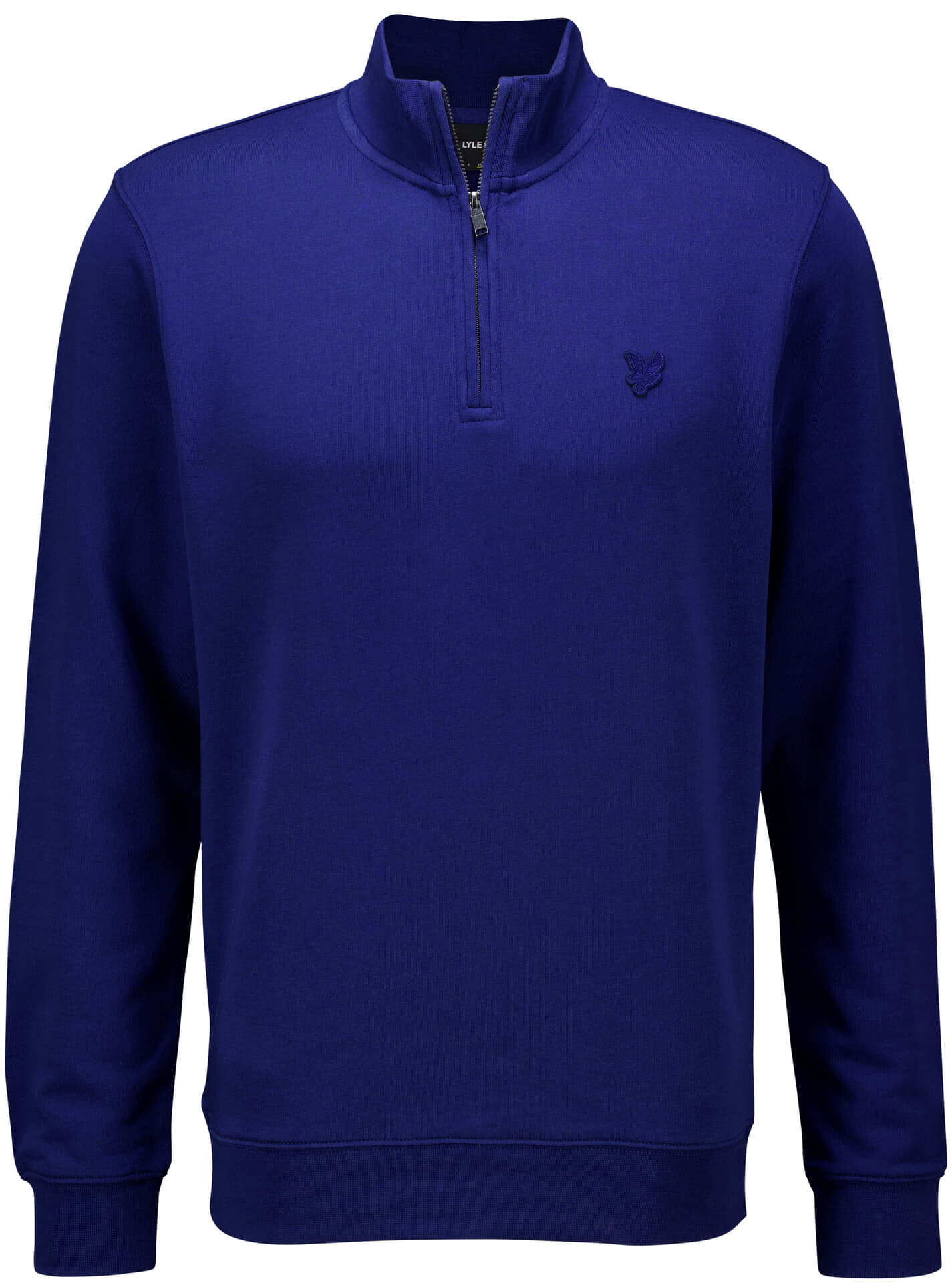 Lyle & Scott Sweater Tonal  Kobalt Blauw