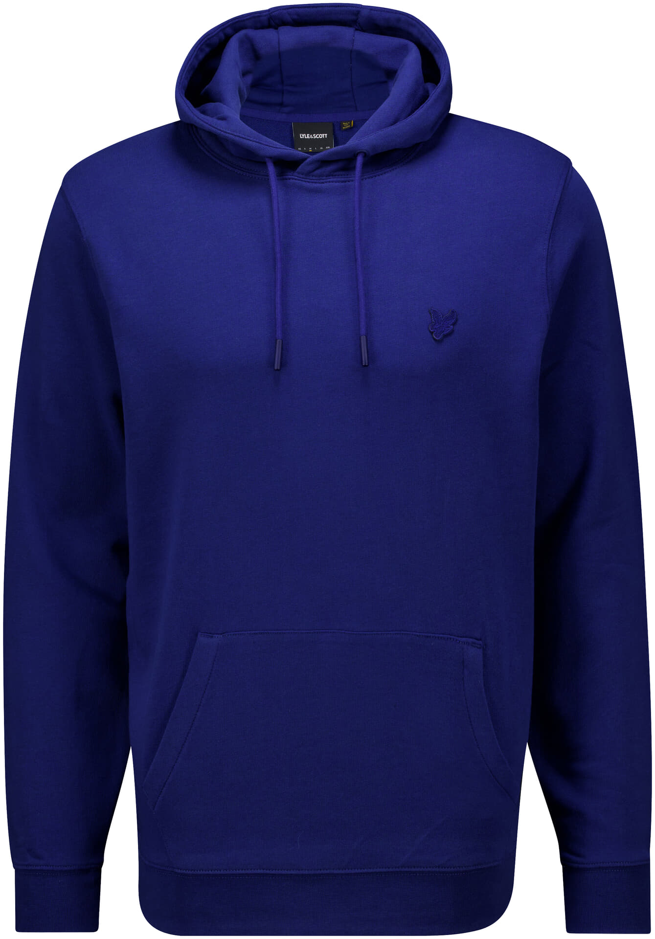 Lyle & Scott Sweater Hoody Kobalt Blauw