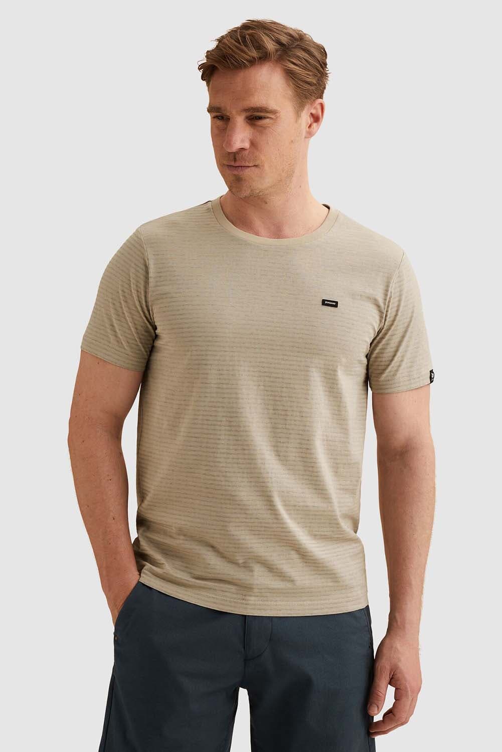 Vanguard T-shirt Mercerised mel Bruin