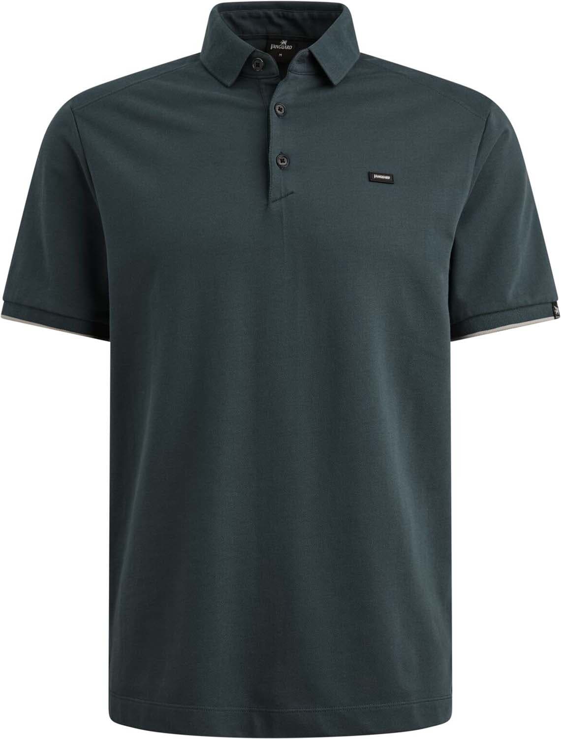 Vanguard Polo Gent pique blend  Blauw