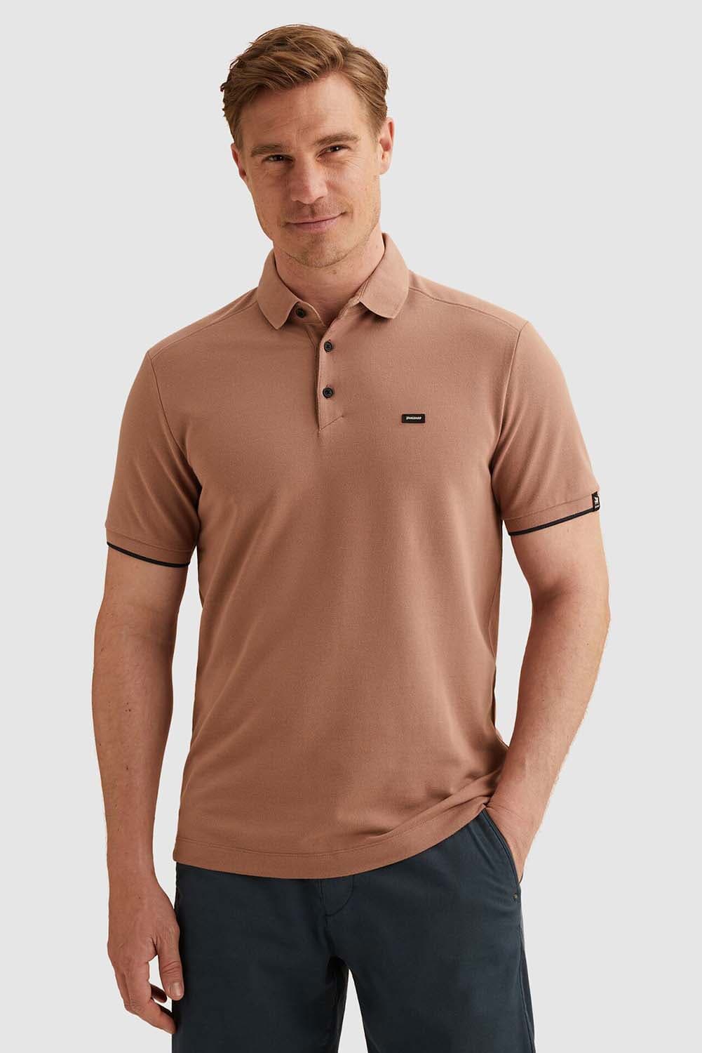 Vanguard Polo Gent pique blend  Rood