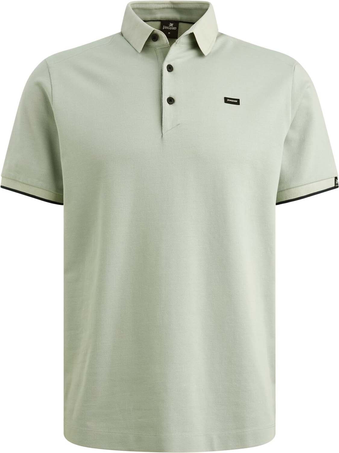 Vanguard Polo Gent pique blend Grijs