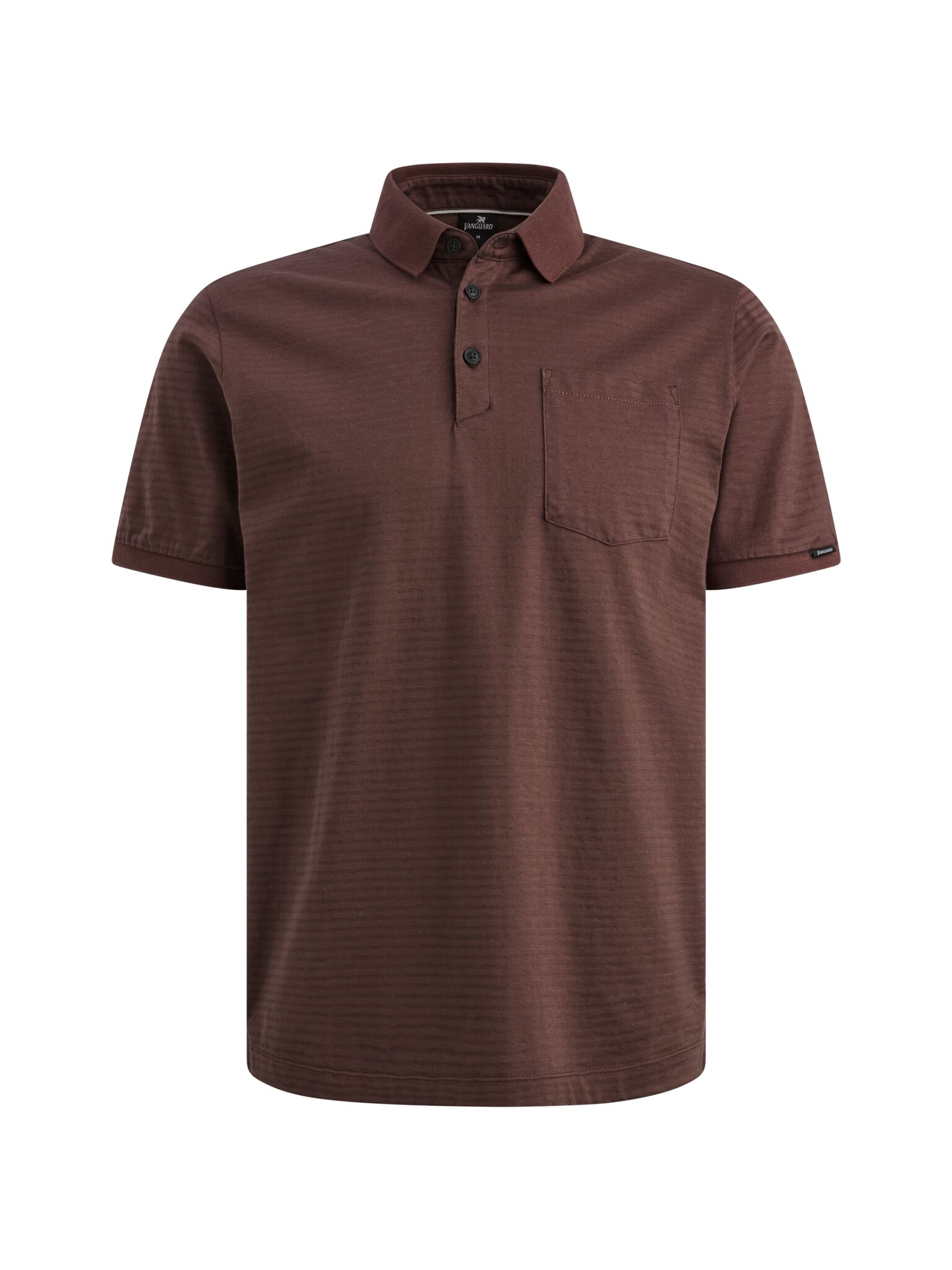 Vanguard Short sleeve polo mercerised melan Paars