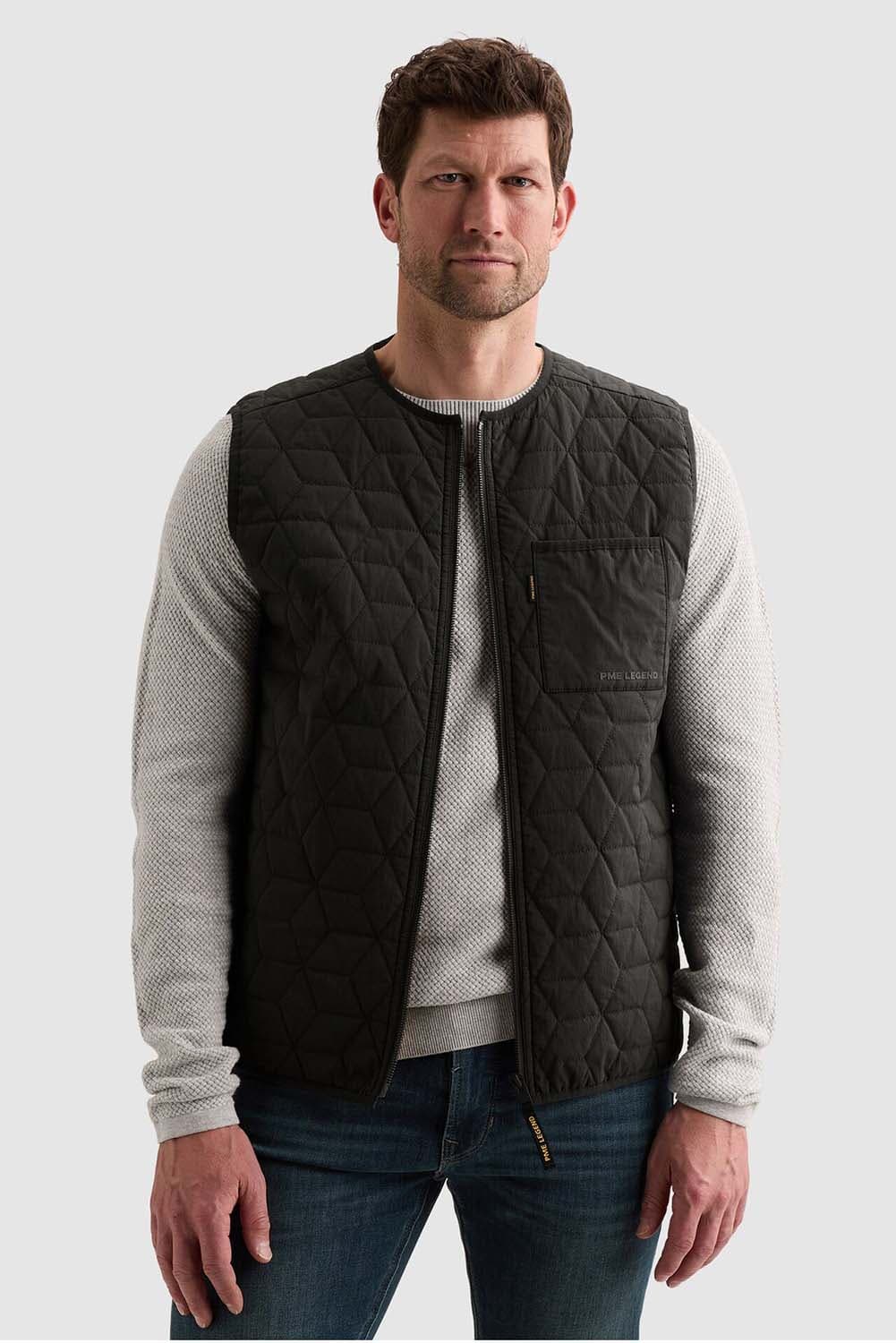 Pme Legend Bodywarmer padded nylon Bruin