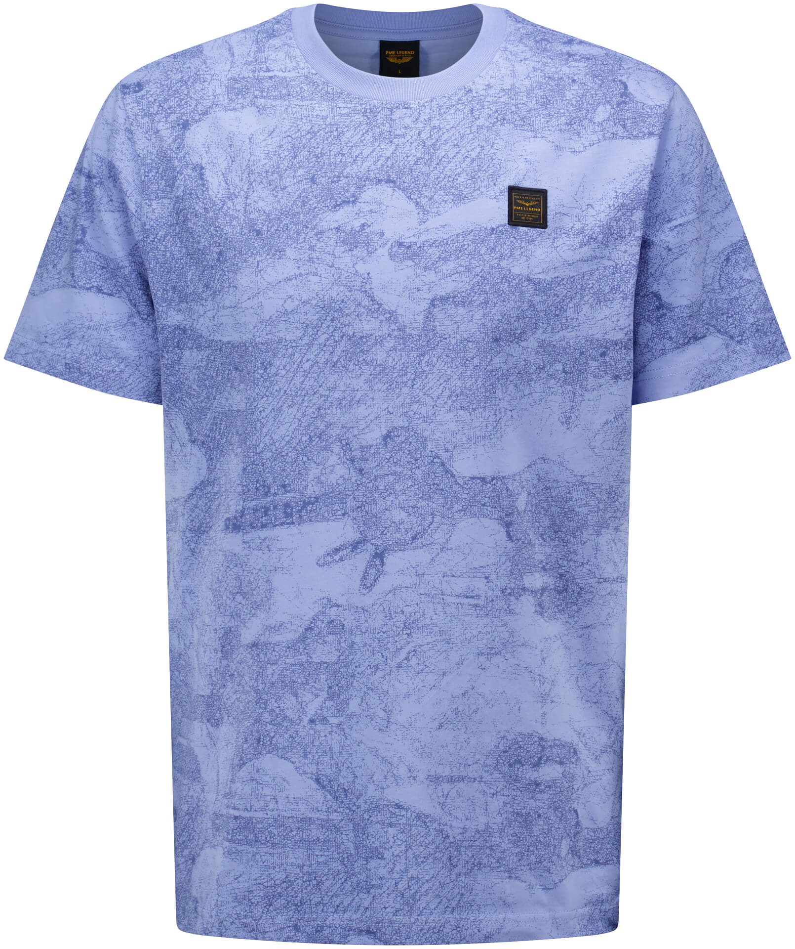 Pme Legend T-shirt Single Jersey Blauw