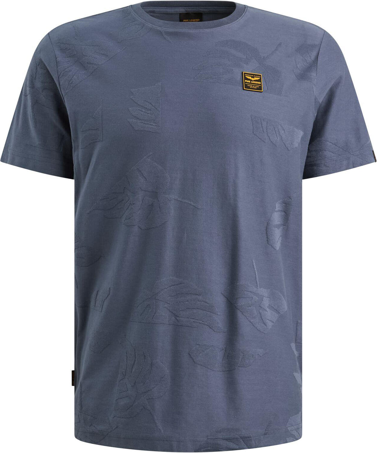 Pme Legend T-shirt Jacquard Jersey Indigo