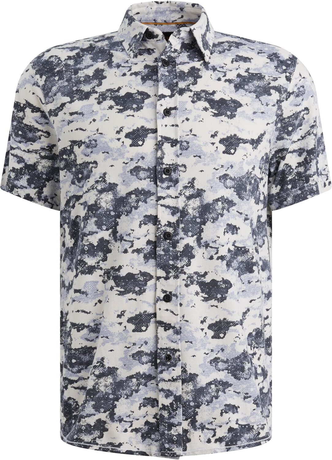 Pme Legend Overhemd Print on pique Indigo