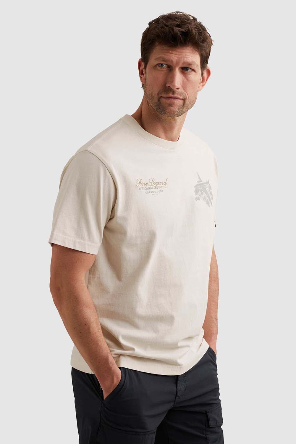 Pme Legend T-shirt Heavy open end Wit