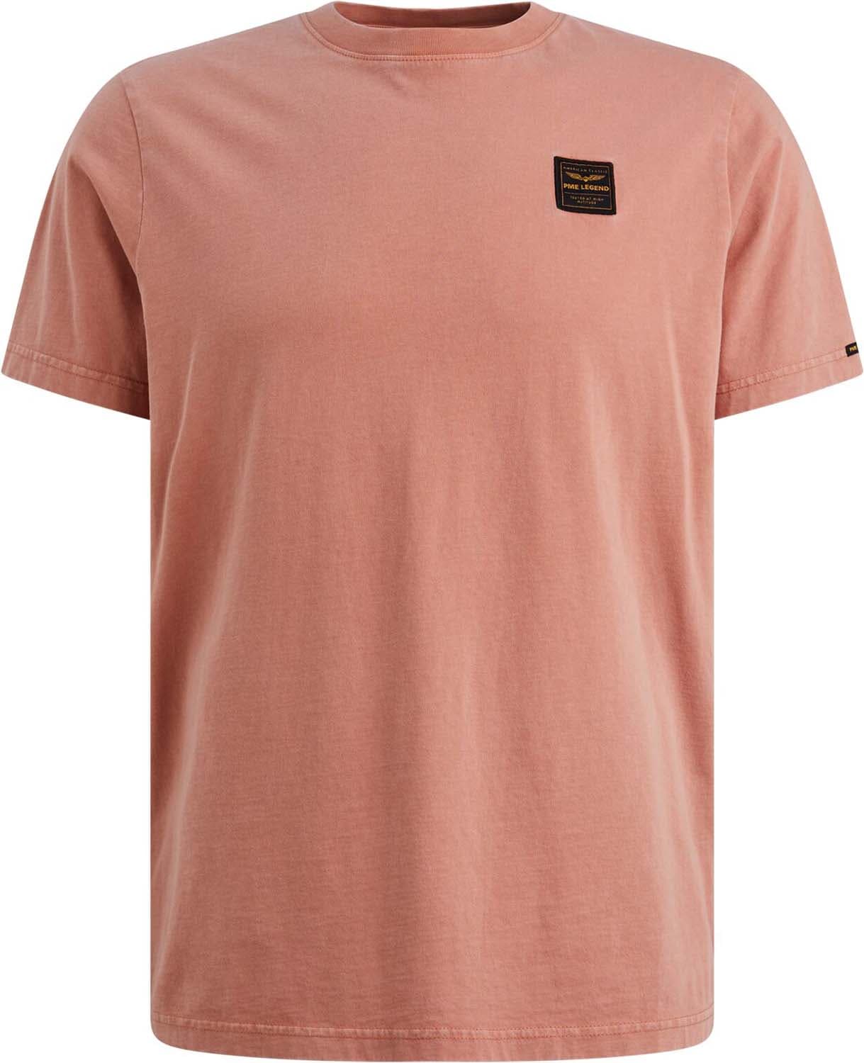 Pme Legend T-shirt r-neck washed garment Roze