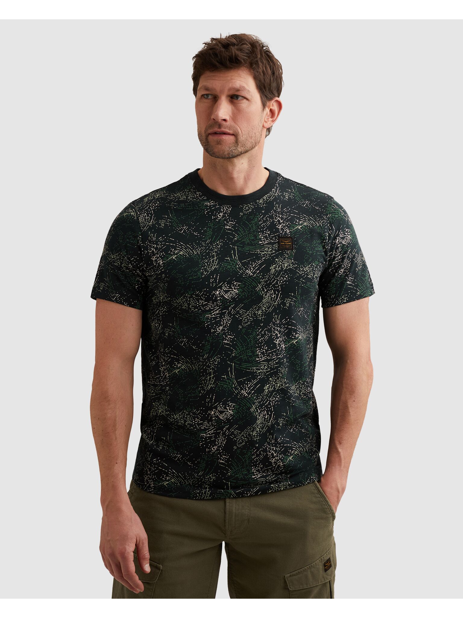 Pme Legend T-shirt Slub Jersey Blauw