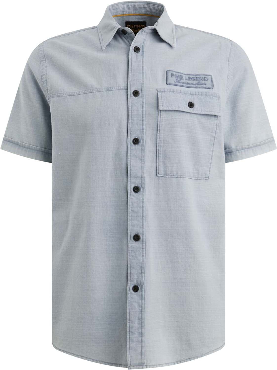 Pme Legend Overhemd Wrenchmen Indigo Yarn dye Stripe Jeans