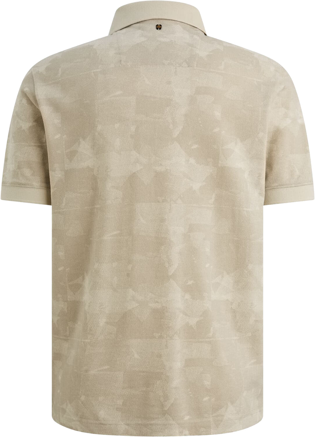 Pme Legend Polo Printed two tone Beige