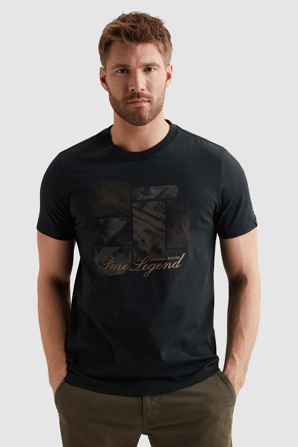 Pme Legend T-shirt Single jersey Blauw