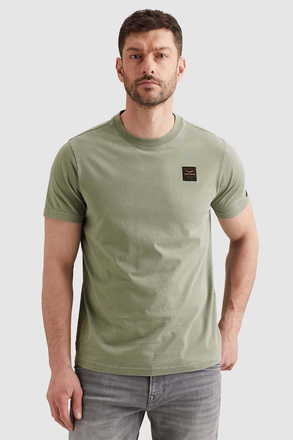 Pme Legend T-shirt Washed garment Groen