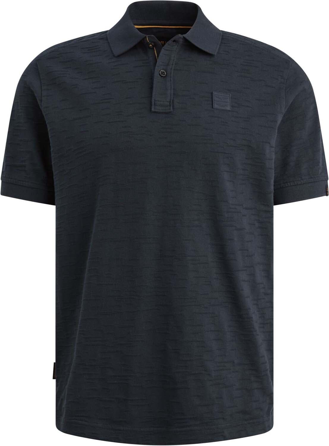 Pme Legend Polo Jacquard jersey Blauw