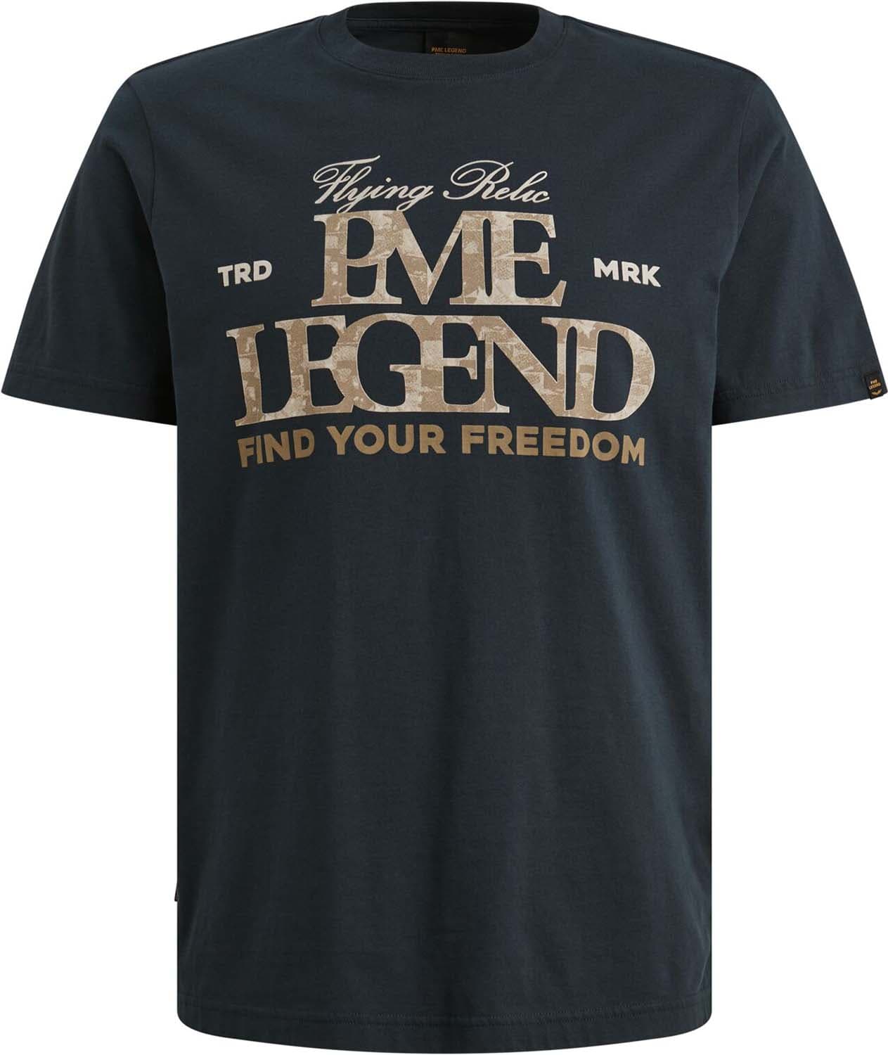 Pme Legend T-shirt Big Art Blauw