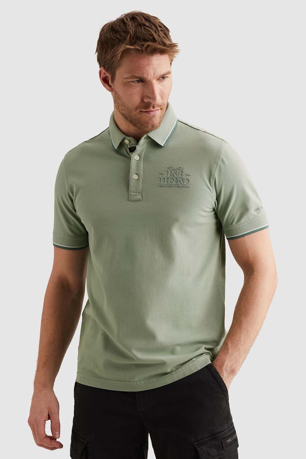 Pme Legend Polo Stretch Groen