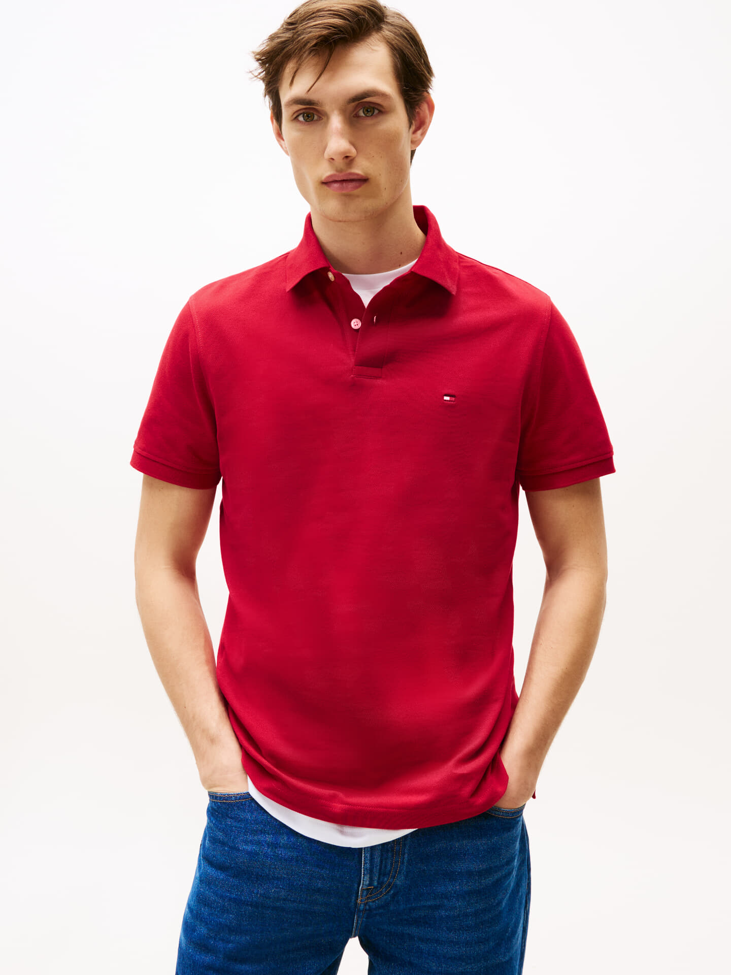 Tommy Hilfiger Polo  Rood