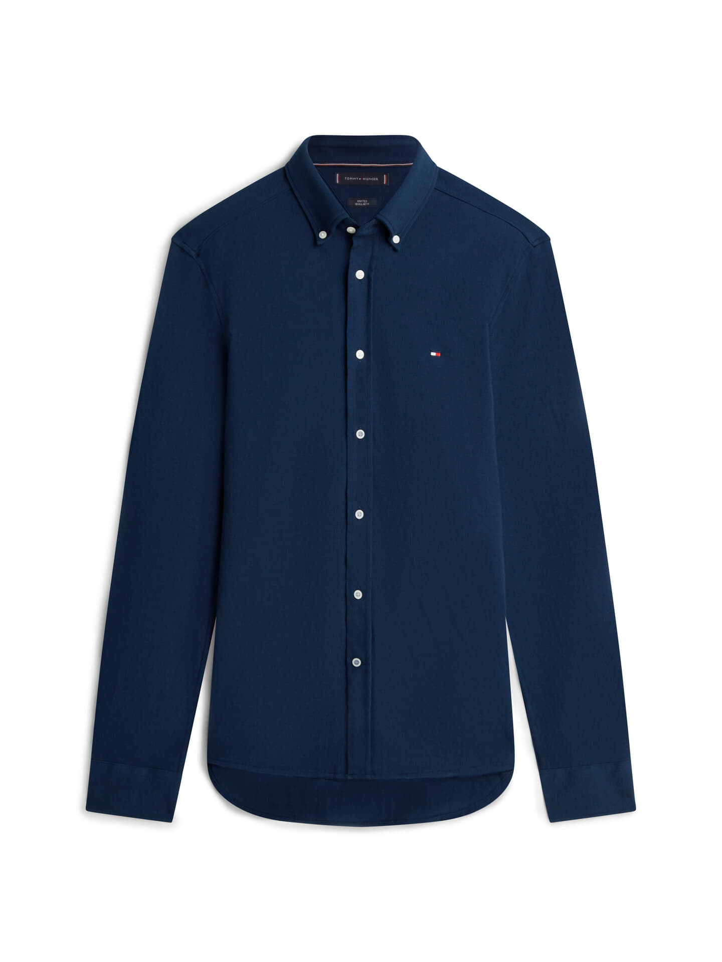 Tommy Hilfiger Overhemd knit pique Navy