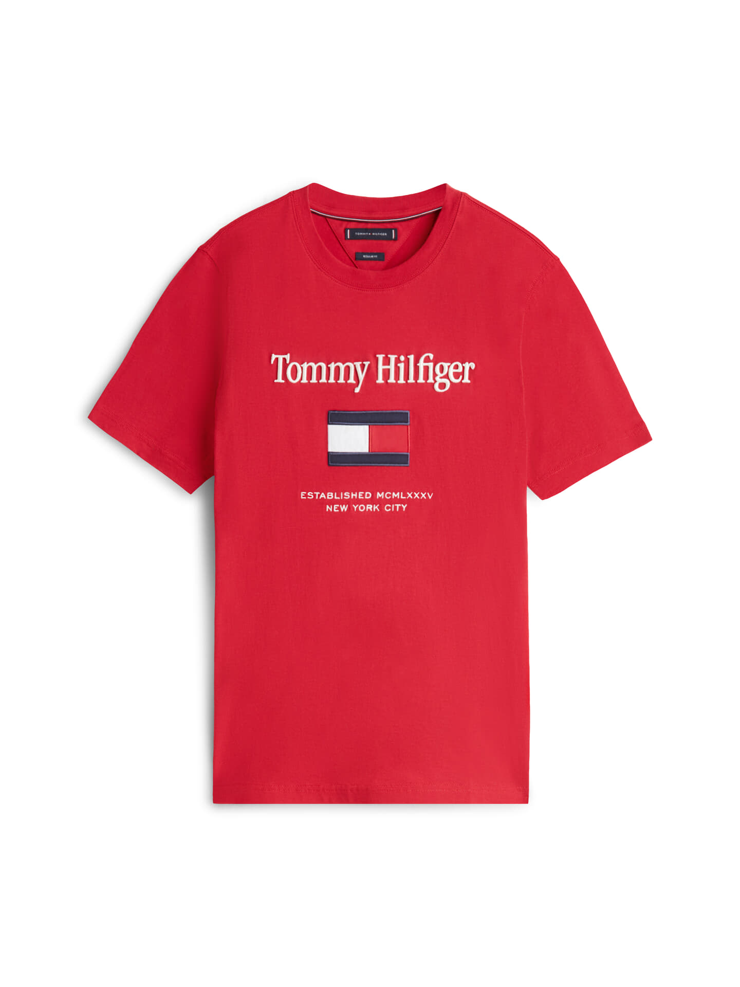 Tommy Hilfiger T-shirt tommy embro flag Rood