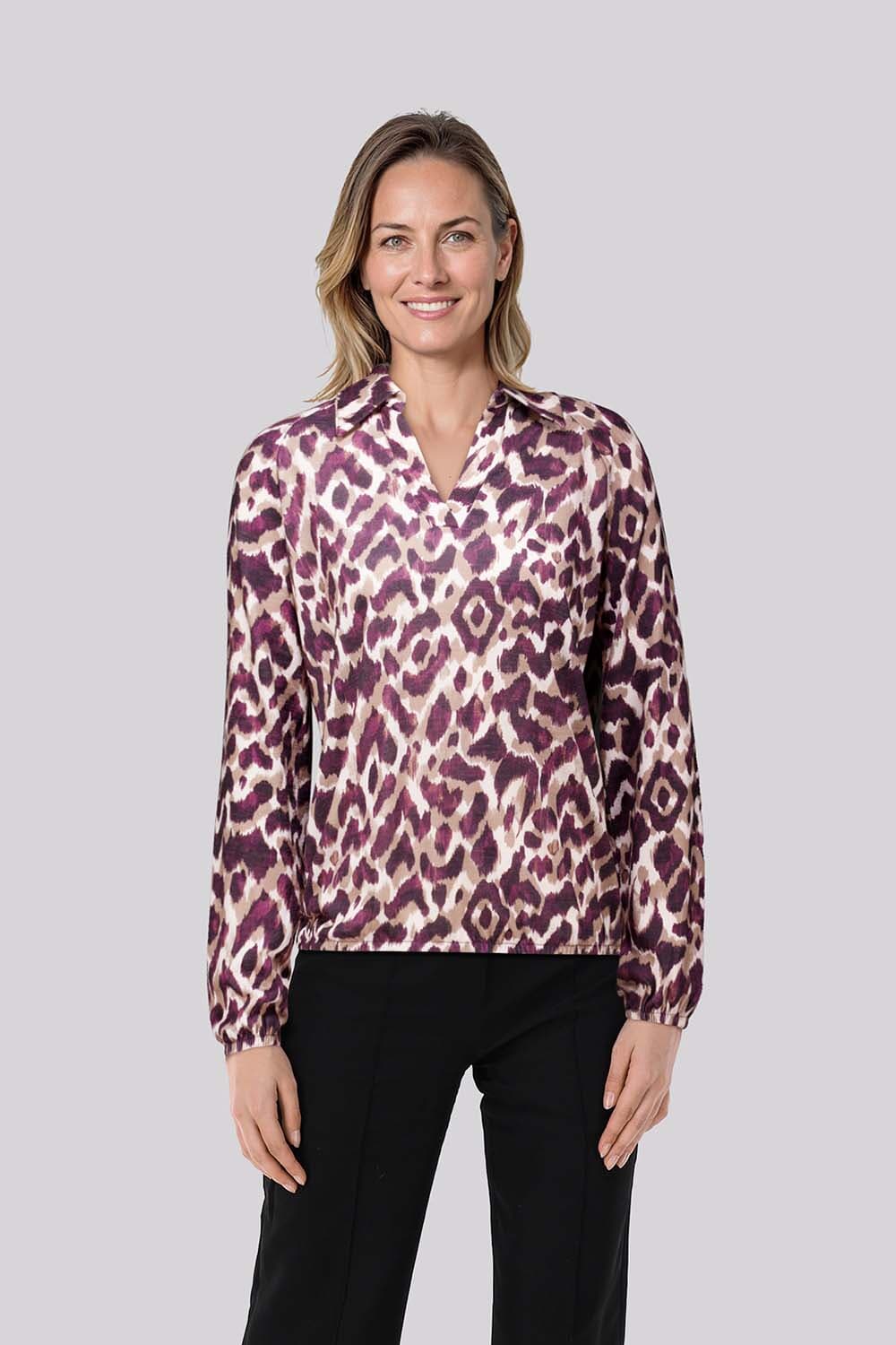 Enjoy Blazer Cosy Bordeaux Rood